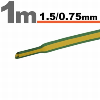 Tub termocontractibilGalben/Verde • 1,5 / 0,75 mm ǀ 11019X
