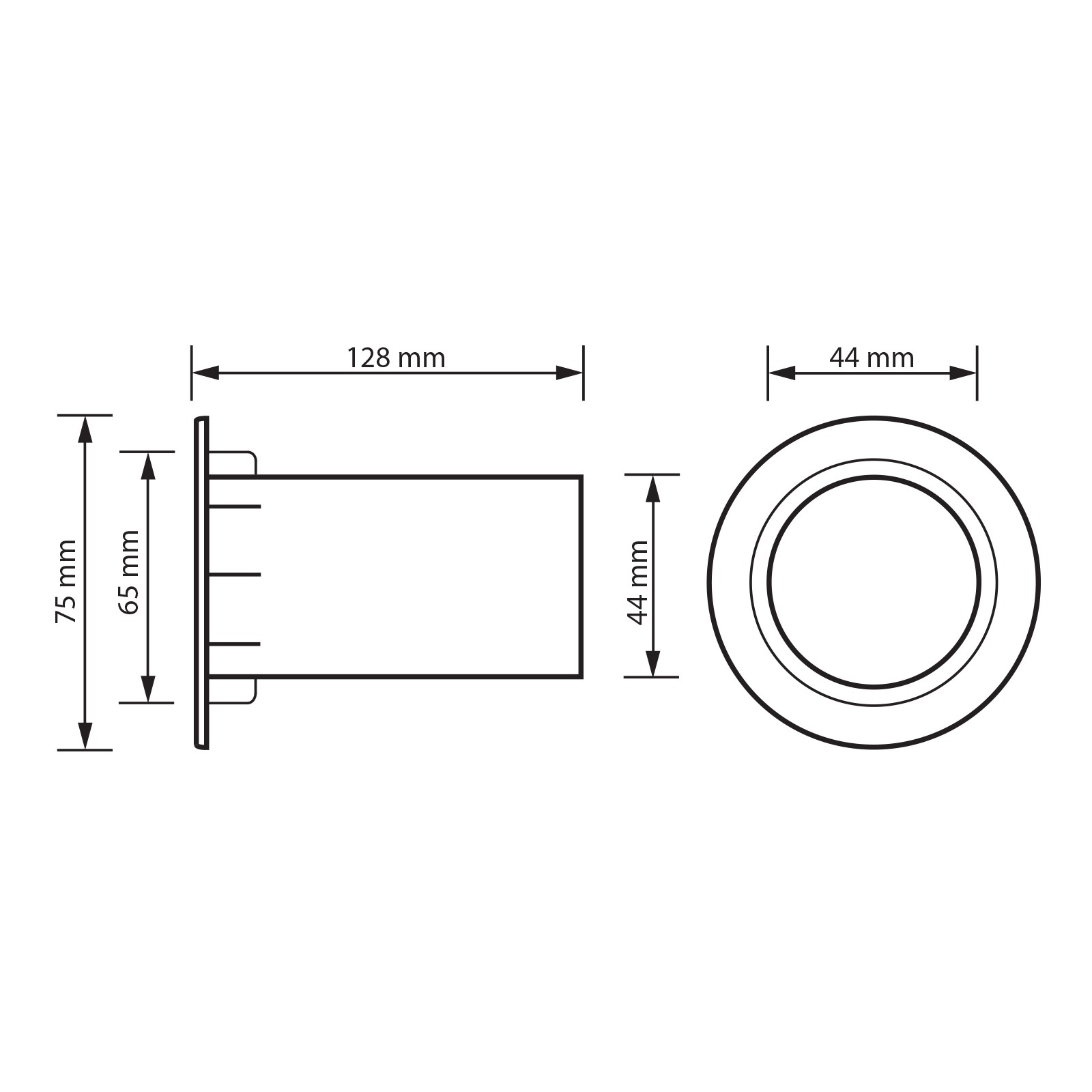 Tub reflex 45/75x125 mm ǀ 39212 - imagine 3