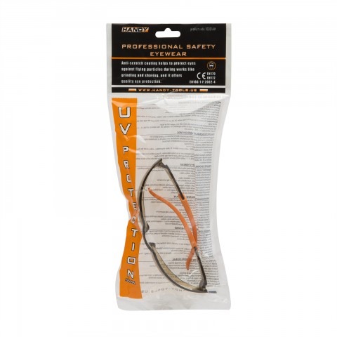 Ochelari de protectie profesionali, incasabili, anti-UV - amber ǀ 10381AM - imagine 2