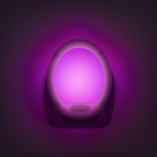 Lumina de veghe LED cu colori alternante Premium "Smooth" - 7 LED, 8x10cm ǀ 20285