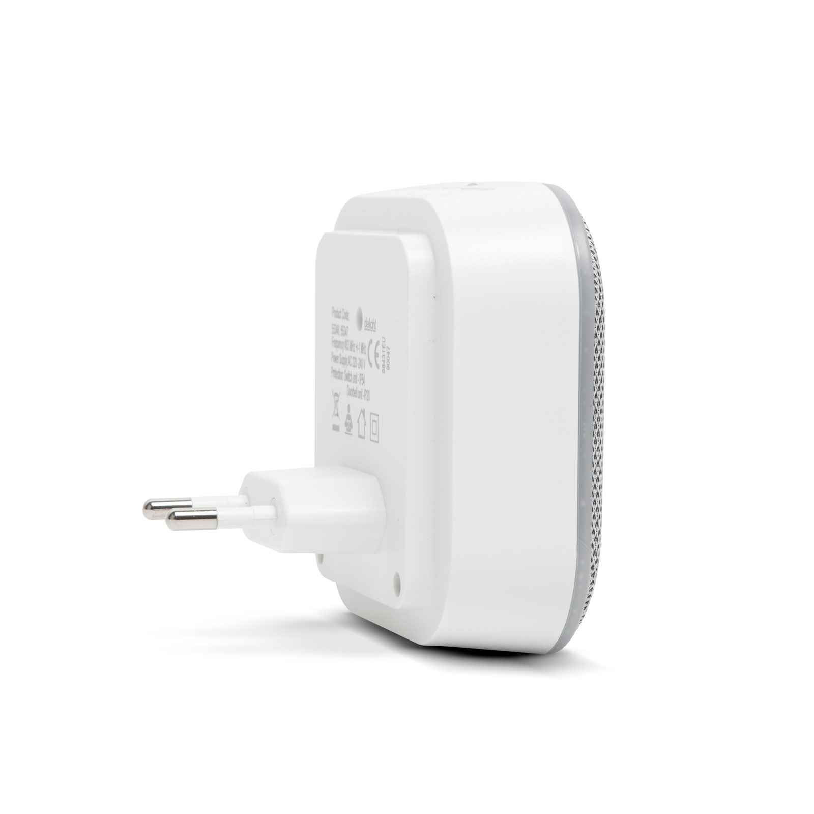 Sonerie si lumina de noapte fara fir 2 in 1 - Kinetic - 2 Sonerii Exterioare - Alb ǀ 55346WH-2 - imagine 3