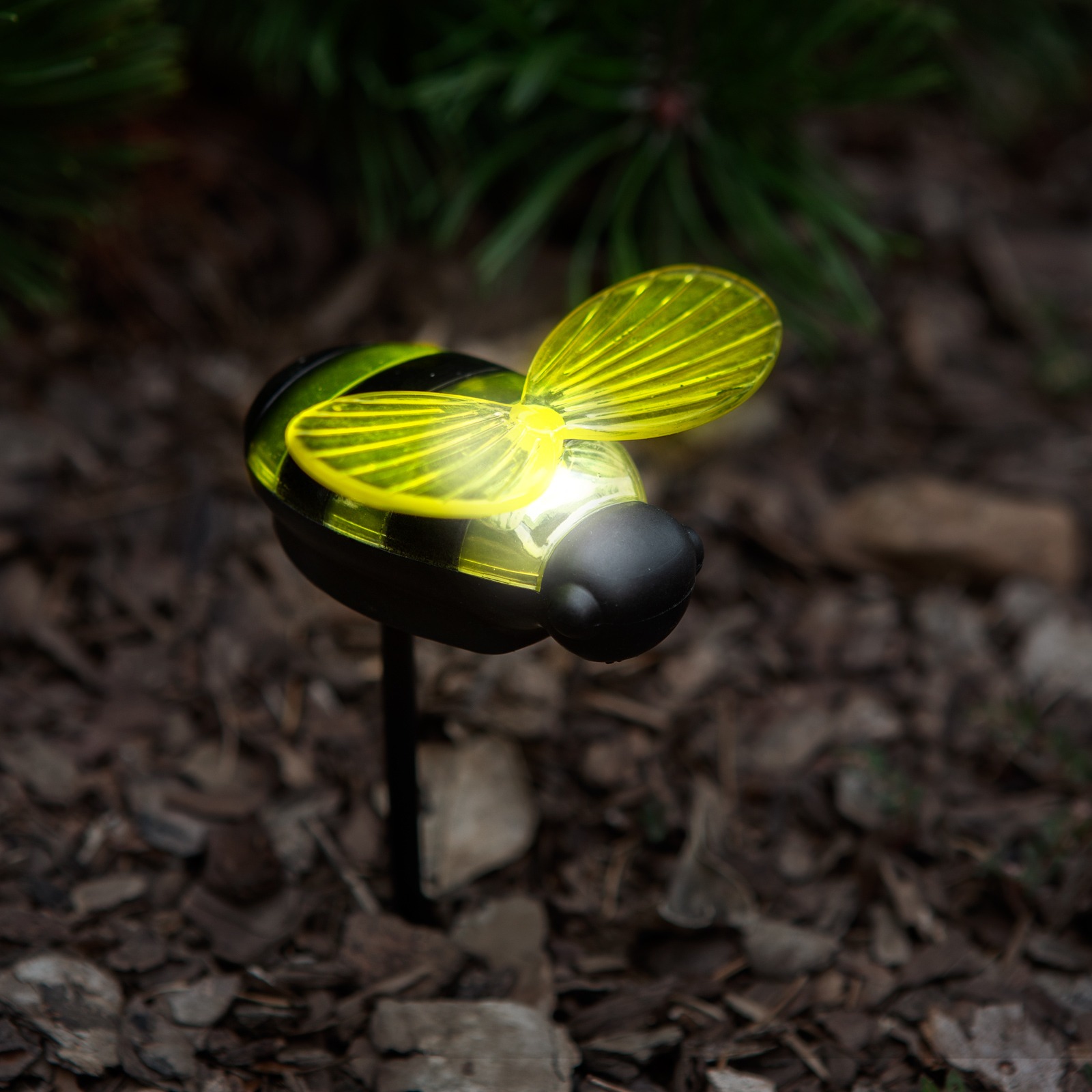 Lampa solara - albina - 8 x 6,5 x 14 cm - Led Alb ǀ 11752