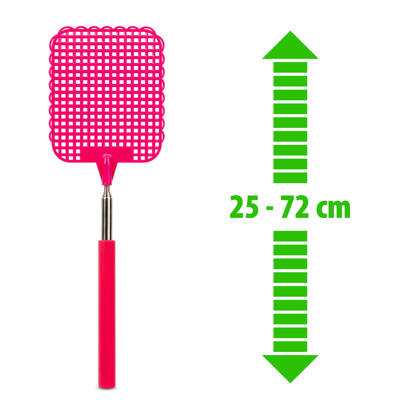 Paleta de muste - telescopica - plastic - 25 - 72 cm - 4 culori ǀ 11462B - imagine 2
