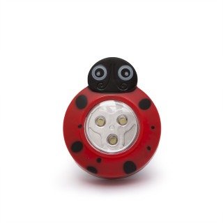 Lampa de veghe decorativa cu buton, model "Buburuza" ǀ 20273A