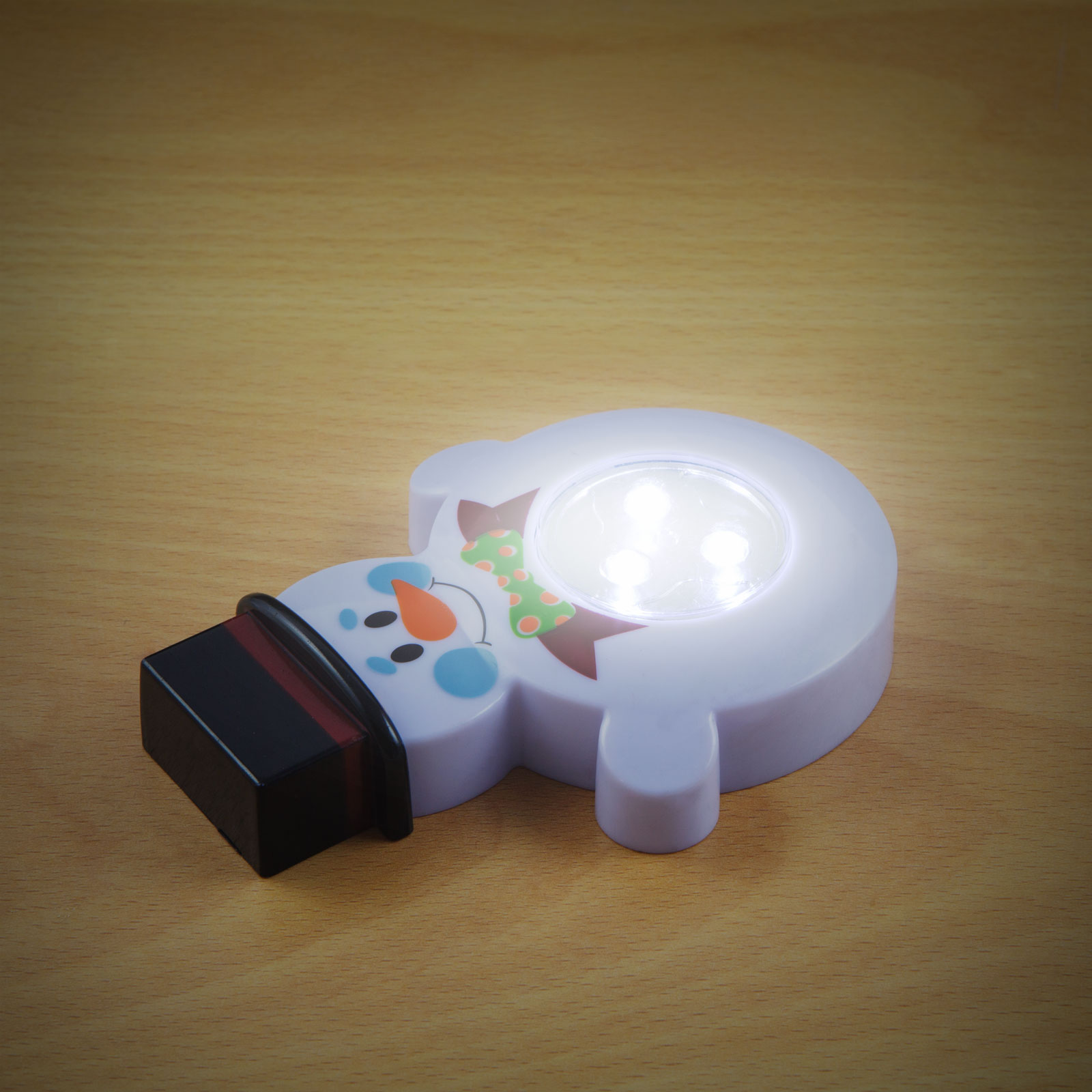 Lampa de veghe cu buton, model "Om de zapada" ǀ 20273F - imagine 2