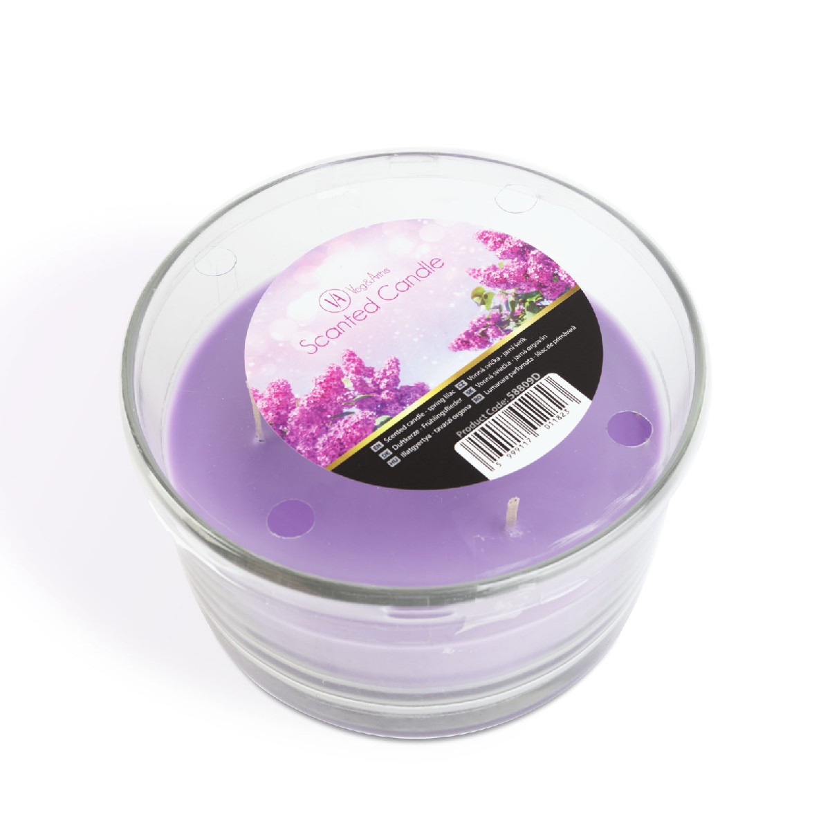 Lumanare parfumata – Liliac de primavara – 350 g ǀ 58809D - imagine 3
