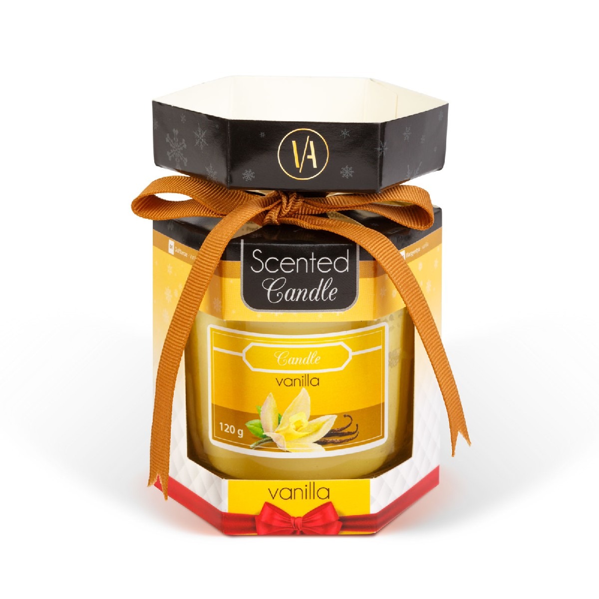 Lumanare parfumata - vanilie - 120 g ǀ 58802B - imagine 3